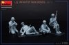 MiniArt 53035 U.S. Infantry Tank Riders. Set 2 1/35